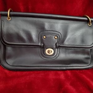 Vintage Leather Coach crossbody